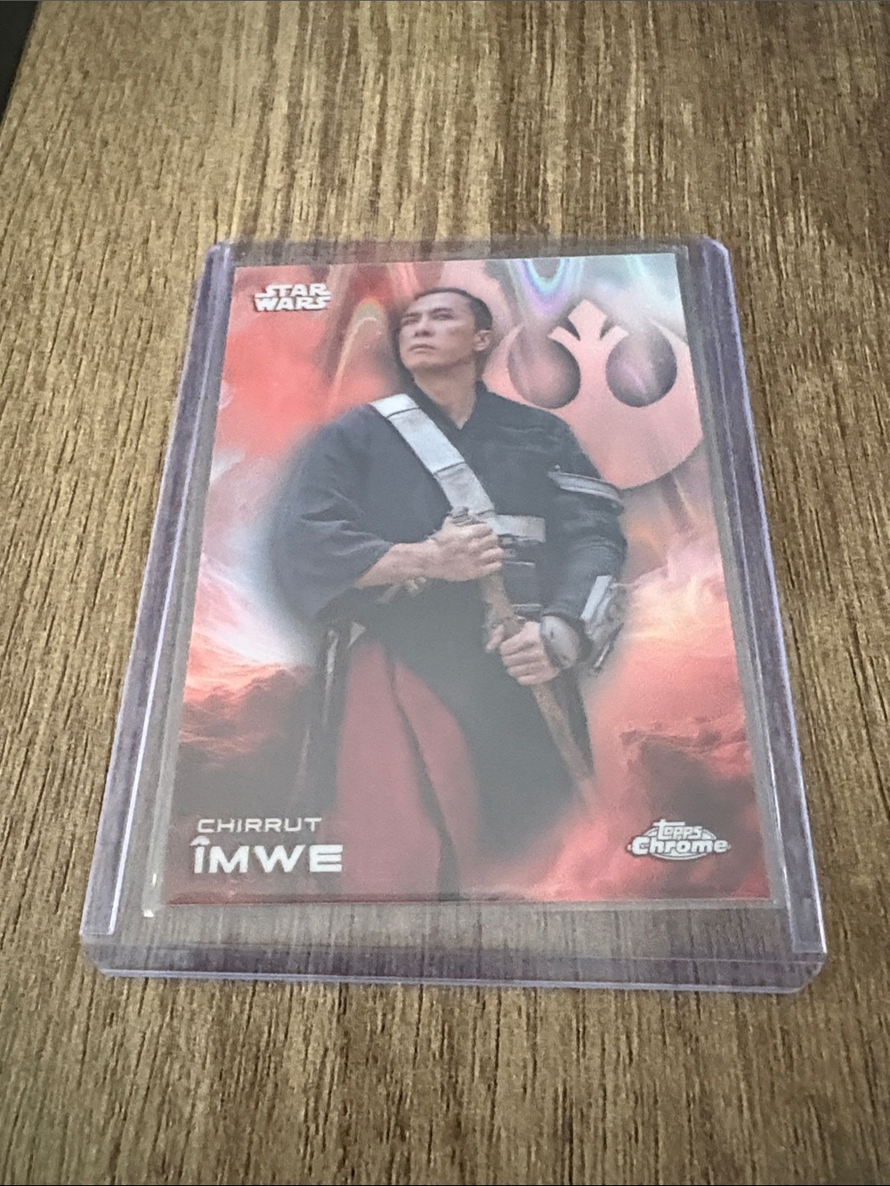 Star Wars Chrome Chirrut Imwe Trading Card